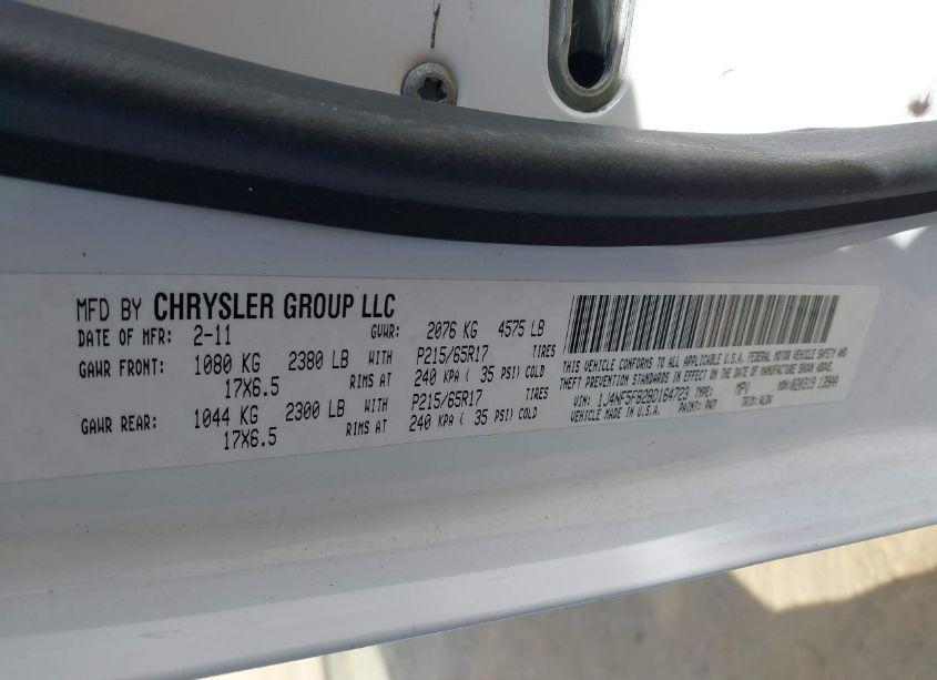 Photo 9 of 2011 Jeep Compass LIMITED (VIN 1J4NF5FB2BD164723)