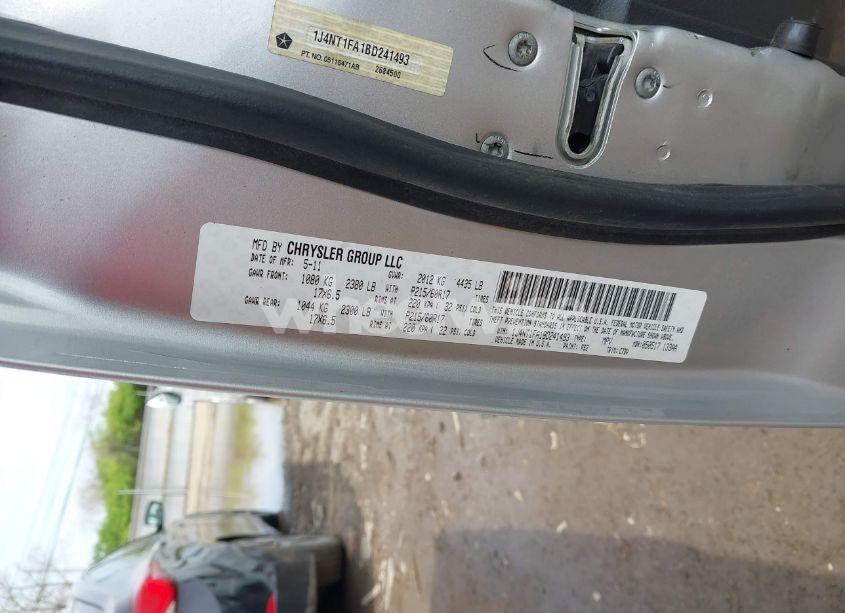 Photo 9 of 2011 Jeep Compass (VIN 1J4NT1FA1BD241493)