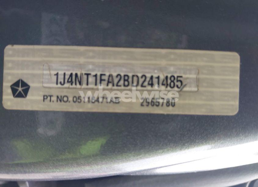 Photo 9 of 2011 Jeep Compass (VIN 1J4NT1FA2BD241485)