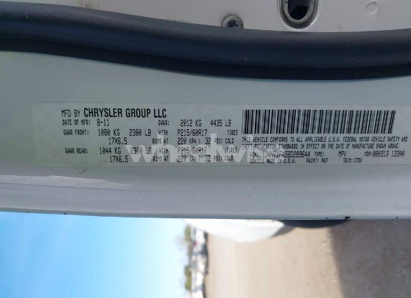 Photo 9 of 2011 Jeep Compass (VIN 1J4NT1FA5BD289644)