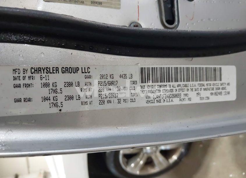 Photo 9 of 2011 Jeep Compass (VIN 1J4NT1FB4BD260693)