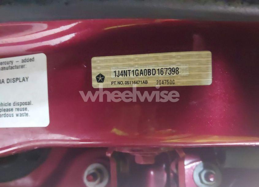 Photo 9 of 2011 Jeep Patriot SPORT (VIN 1J4NT1GA0BD167398)