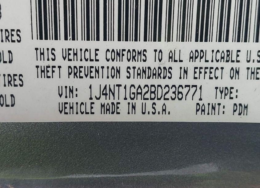 Photo 9 of 2011 Jeep Patriot SPORT (VIN 1J4NT1GA2BD236771)