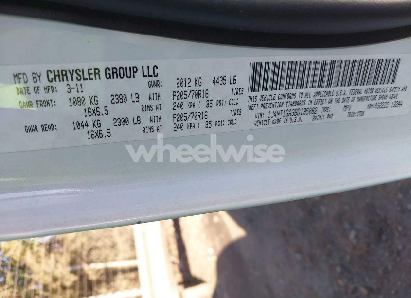 Photo 9 of 2011 Jeep Patriot SPORT (VIN 1J4NT1GA3BD195082)