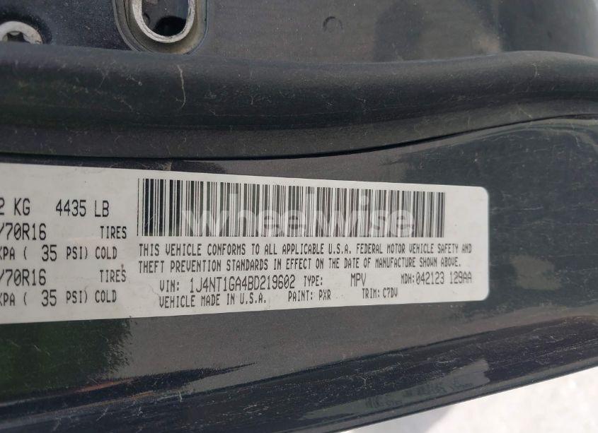 Photo 9 of 2011 Jeep Patriot SPORT (VIN 1J4NT1GA4BD219602)