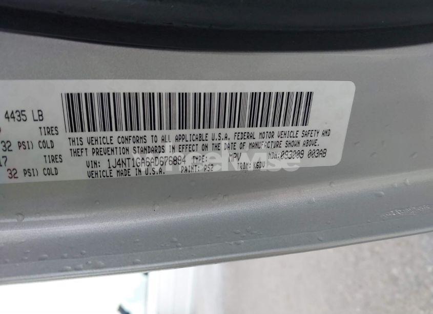 Photo 9 of 2010 Jeep Patriot SPORT (VIN 1J4NT1GA6AD676894)