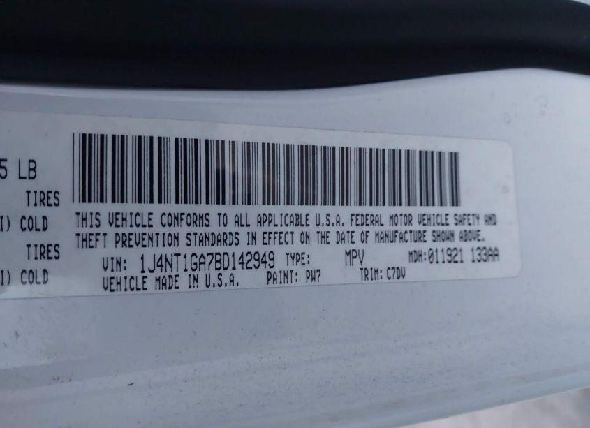 Photo 9 of 2011 Jeep Patriot (VIN 1J4NT1GA7BD142949)