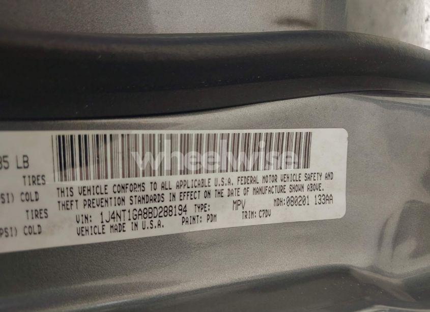 Photo 9 of 2011 Jeep Patriot SPORT (VIN 1J4NT1GA8BD288194)