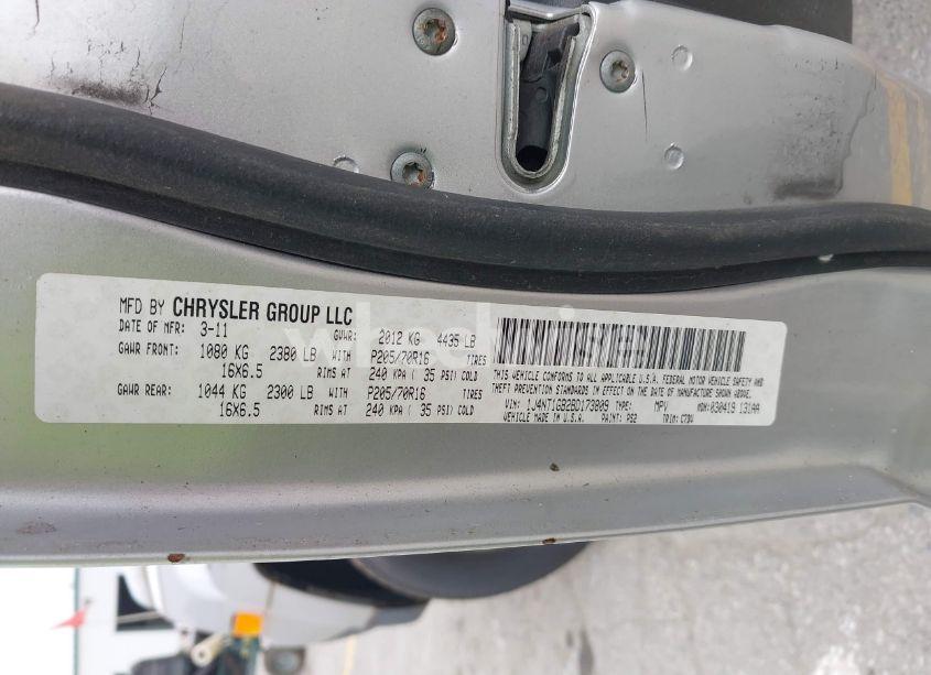 Photo 9 of 2011 Jeep Patriot SPORT (VIN 1J4NT1GB2BD173809)