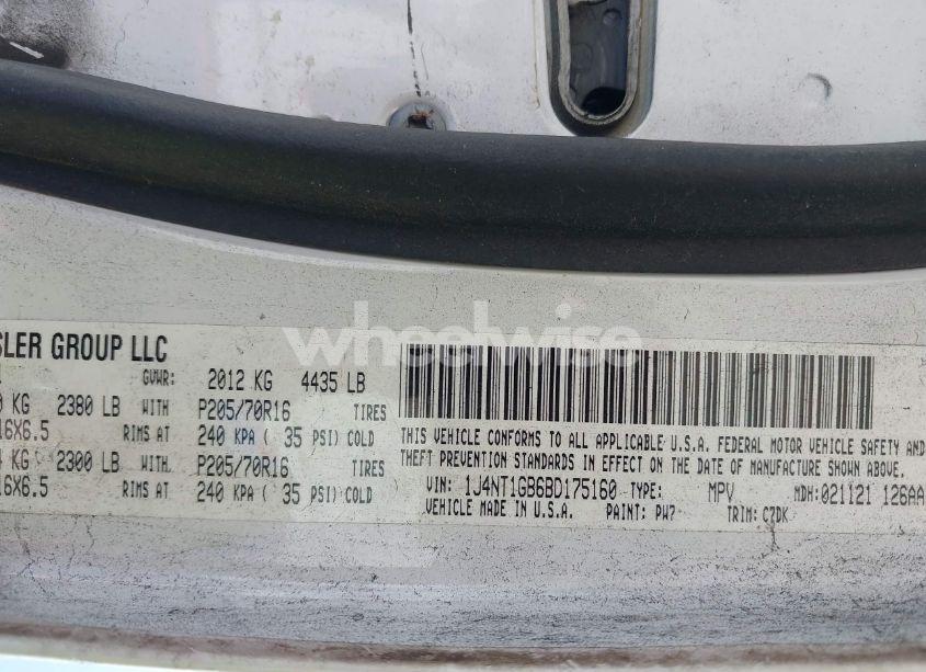 Photo 9 of 2011 Jeep Patriot SPORT (VIN 1J4NT1GB6BD175160)