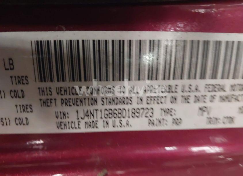 Photo 9 of 2011 Jeep Patriot SPORT (VIN 1J4NT1GB6BD189723)