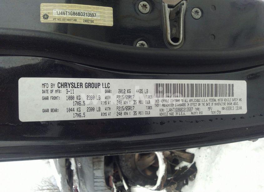 Photo 9 of 2011 Jeep Patriot SPORT (VIN 1J4NT1GB6BD213597)