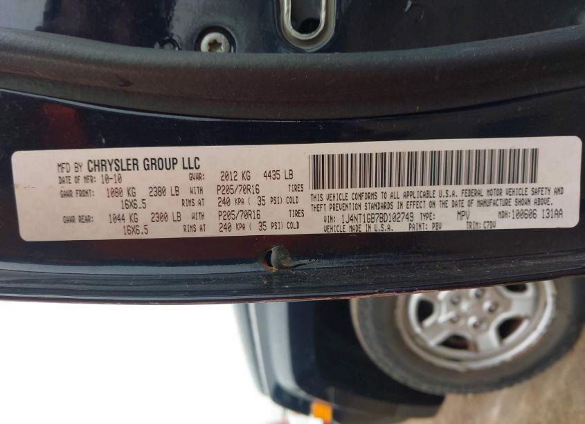 Photo 9 of 2011 Jeep Patriot SPORT (VIN 1J4NT1GB7BD102749)