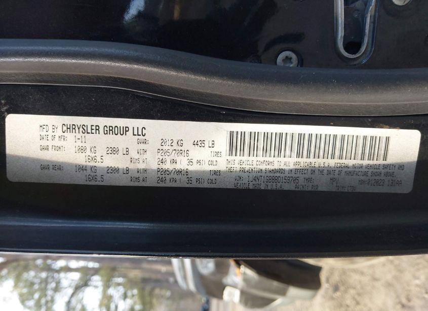 Photo 9 of 2011 Jeep Patriot SPORT (VIN 1J4NT1GB8BD159705)