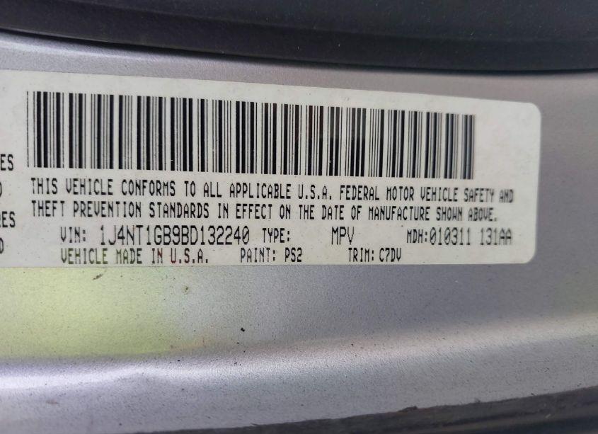 Photo 8 of 2011 Jeep Patriot SPORT (VIN 1J4NT1GB9BD132240)