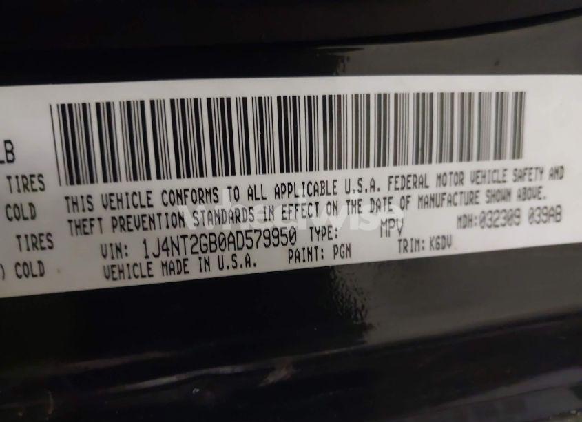 Photo 9 of 2010 Jeep Patriot SPORT (VIN 1J4NT2GB0AD579950)