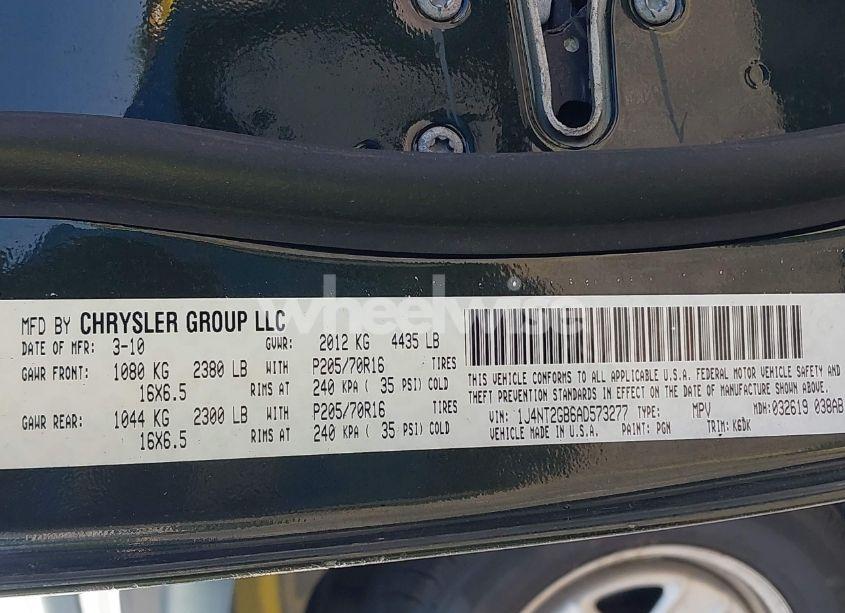 Photo 9 of 2010 Jeep Patriot SPORT (VIN 1J4NT2GB6AD573277)