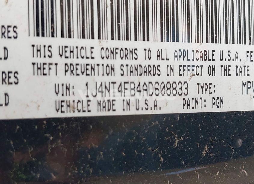 Photo 9 of 2010 Jeep Compass SPORT (VIN 1J4NT4FB4AD608833)