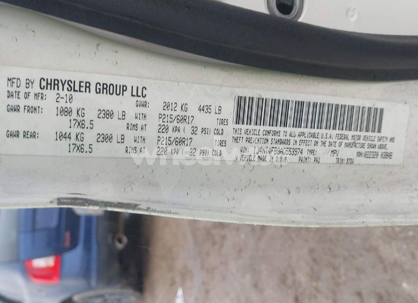 Photo 9 of 2010 Jeep Compass SPORT (VIN 1J4NT4FB9AD553974)