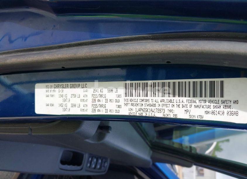 Photo 9 of 2010 Jeep Liberty SPORT (VIN 1J4PN2GK1AW172873)