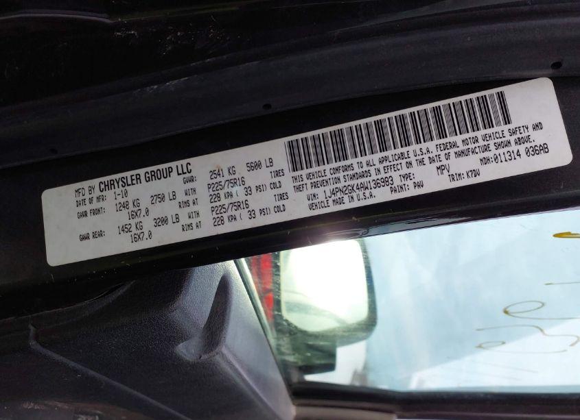 Photo 9 of 2010 Jeep Liberty SPORT (VIN 1J4PN2GK4AW136983)