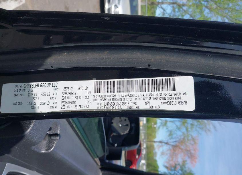 Photo 9 of 2010 Jeep Liberty LIMITED (VIN 1J4PN5GK1AW149319)