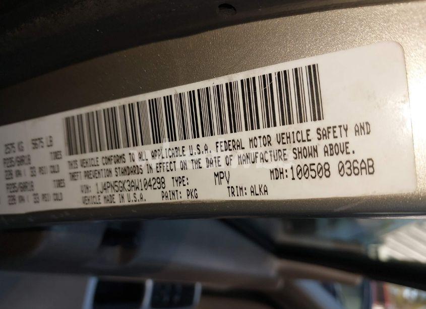 Photo 9 of 2010 Jeep Liberty LIMITED (VIN 1J4PN5GK3AW104298)