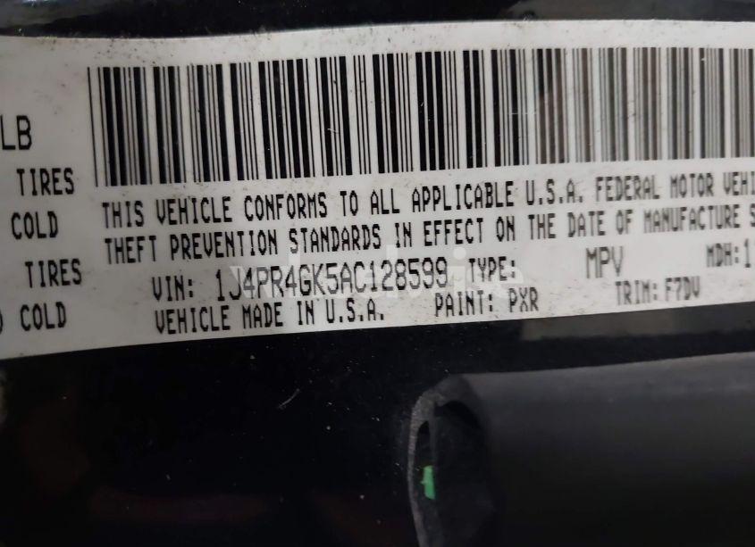 Photo 9 of 2010 Jeep Grand CHEROKEE LAREDO (VIN 1J4PR4GK5AC128599)