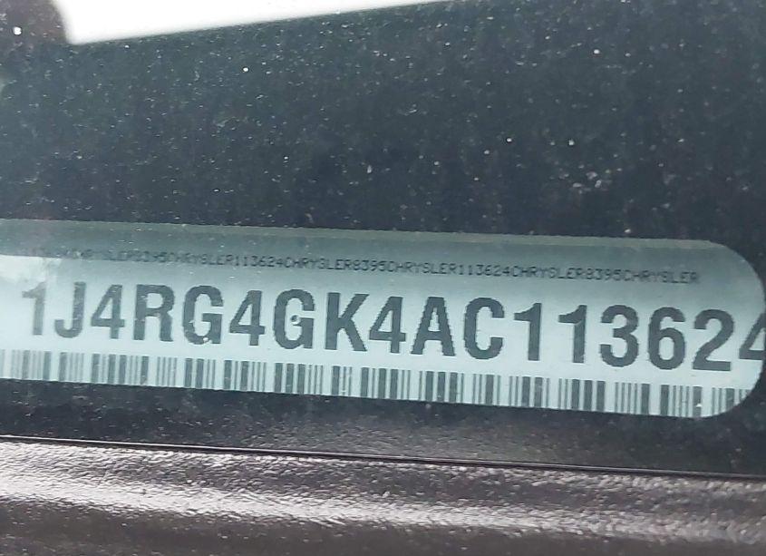 Photo 9 of 2010 Jeep Commander SPORT (VIN 1J4RG4GK4AC113624)