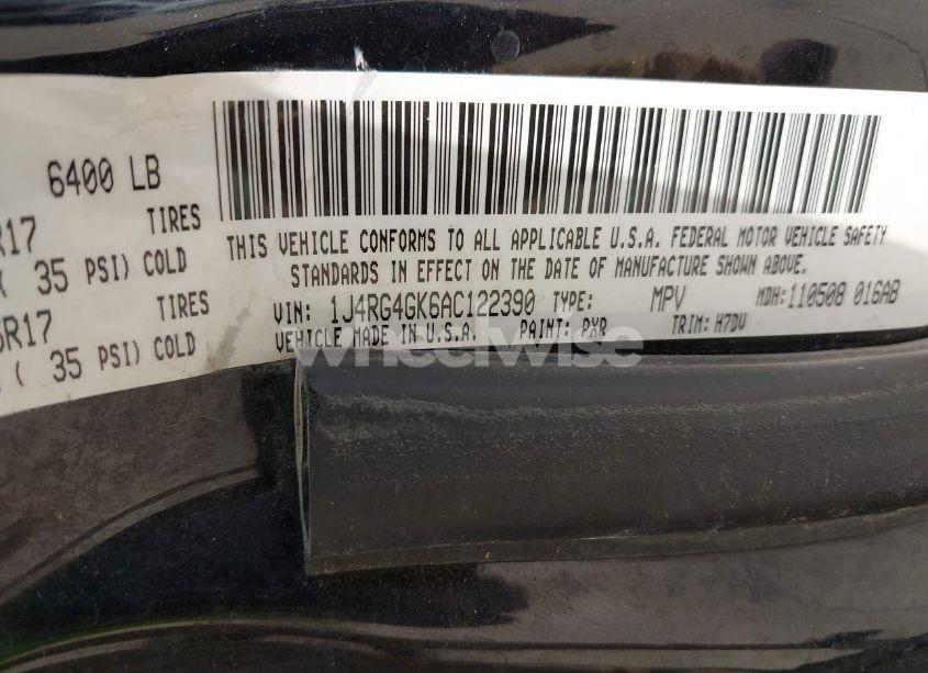 Photo 9 of 2010 Jeep Commander SPORT (VIN 1J4RG4GK6AC122390)