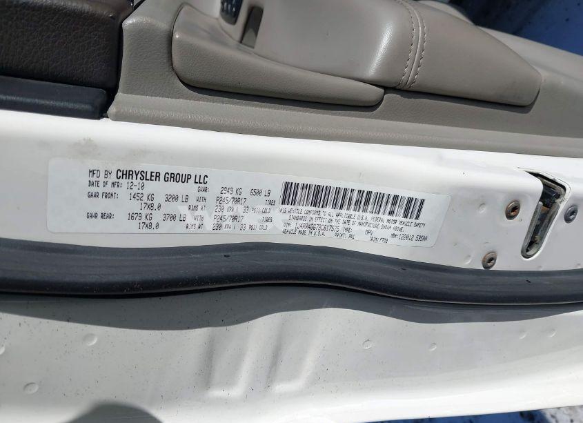 Photo 9 of 2011 Jeep Grand CHEROKEE LAREDO (VIN 1J4RR4GG7BC617575)