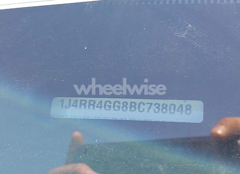 Photo 9 of 2011 Jeep Grand CHEROKEE LAREDO (VIN 1J4RR4GG8BC738048)