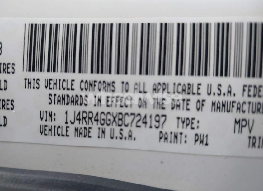 Photo 9 of 2011 Jeep Grand CHEROKEE LAREDO (VIN 1J4RR4GGXBC724197)