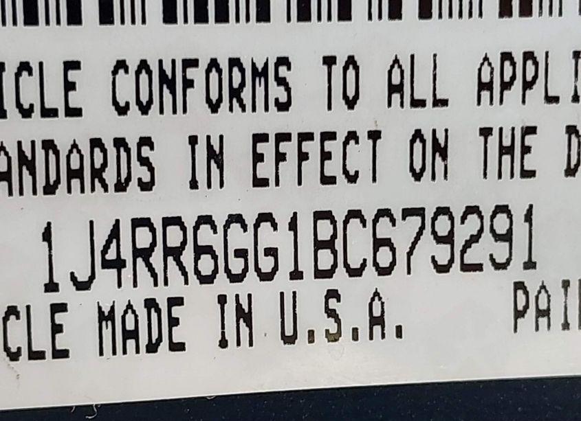 Photo 9 of 2011 Jeep Grand CHEROKEE OVERLAND (VIN 1J4RR6GG1BC679291)