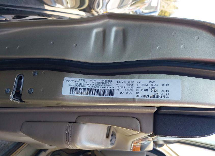 Photo 9 of 2011 Jeep Grand CHEROKEE OVERLAND (VIN 1J4RR6GG4BC684467)