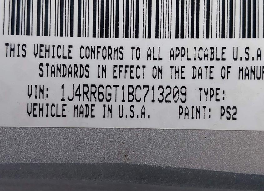 Photo 9 of 2011 Jeep Grand CHEROKEE OVERLAND (VIN 1J4RR6GT1BC713209)
