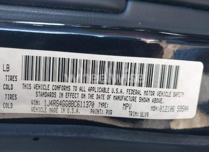 Photo 9 of 2011 Jeep Grand CHEROKEE LAREDO (VIN 1J4RS4GG8BC611370)