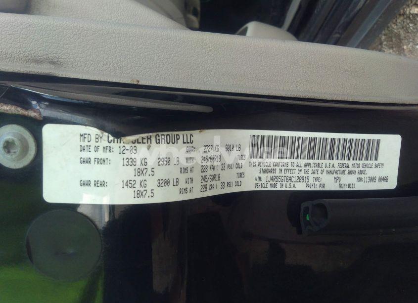 Photo 9 of 2010 Jeep Grand CHEROKEE LIMITED (VIN 1J4RS5GT6AC128915)