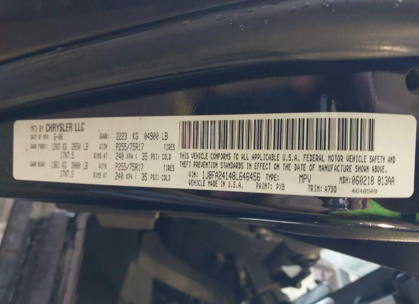 Photo 9 of 2008 Jeep Wrangler X (VIN 1J8FA24148L646456)