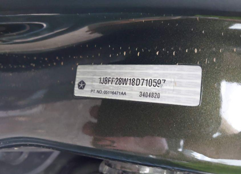 Photo 9 of 2008 Jeep Patriot SPORT (VIN 1J8FF28W18D710597)