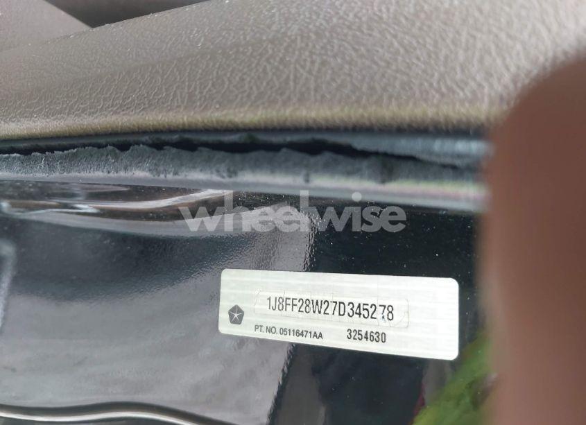 Photo 9 of 2007 Jeep Patriot SPORT (VIN 1J8FF28W27D345278)