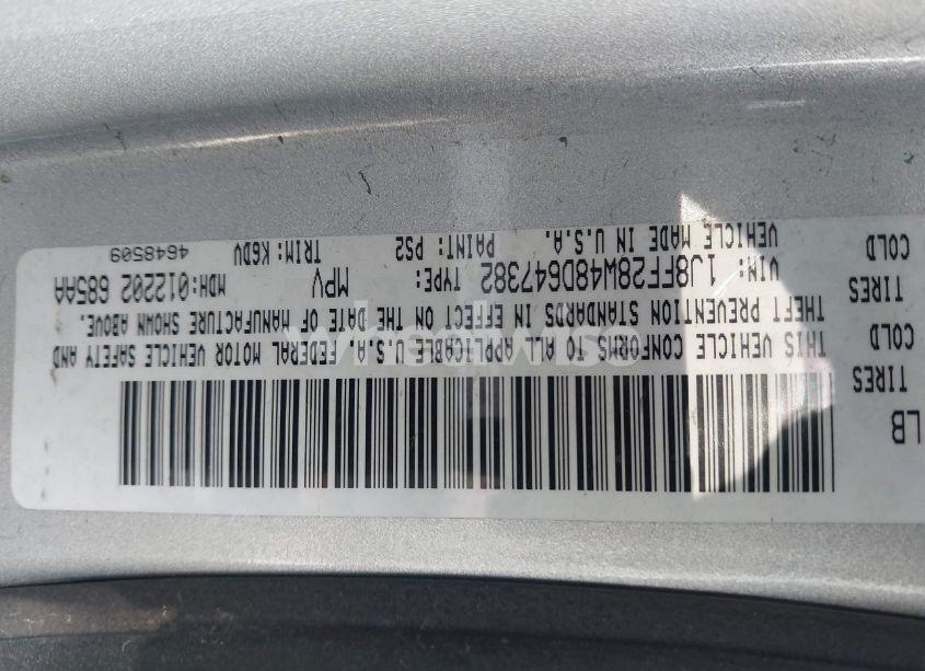 Photo 9 of 2008 Jeep Patriot SPORT (VIN 1J8FF28W48D647382)