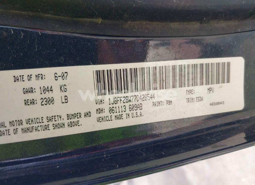 Photo 9 of 2007 Jeep Patriot SPORT (VIN 1J8FF28W77D428544)