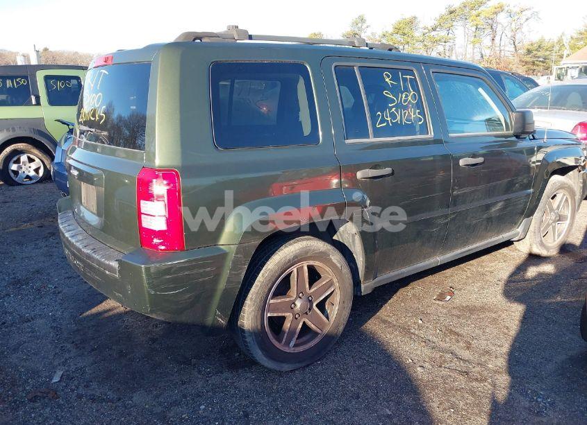 Photo 4 of 2008 Jeep Patriot SPORT (VIN 1J8FF28W98D775441)