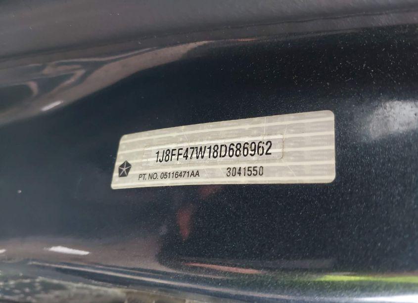 Photo 9 of 2008 Jeep Compass SPORT (VIN 1J8FF47W18D686962)