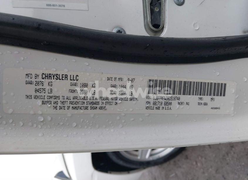 Photo 9 of 2008 Jeep Compass SPORT (VIN 1J8FF47W38D510740)