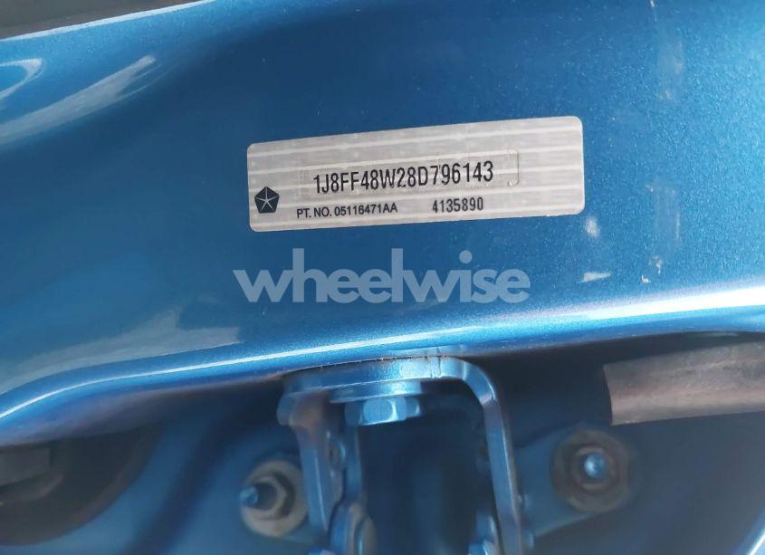 Photo 9 of 2008 Jeep Patriot LIMITED (VIN 1J8FF48W28D796143)