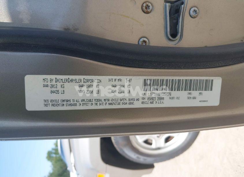 Photo 9 of 2007 Jeep Patriot SPORT (VIN 1J8FT28087D358976)