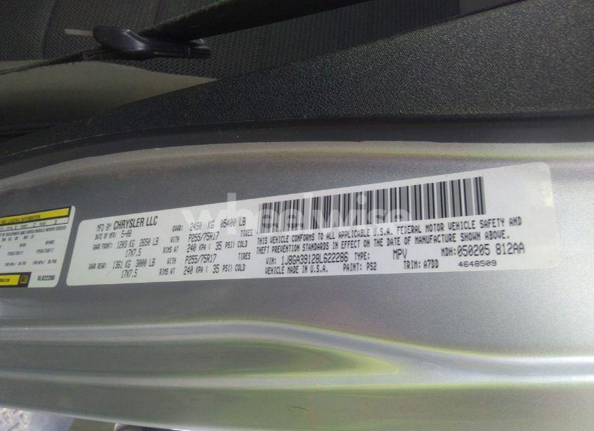 Photo 9 of 2008 Jeep Wrangler UNLIMITED X (VIN 1J8GA39128L622286)