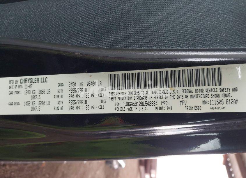 Photo 9 of 2008 Jeep Wrangler UNLIMITED SAHARA (VIN 1J8GA59128L542384)